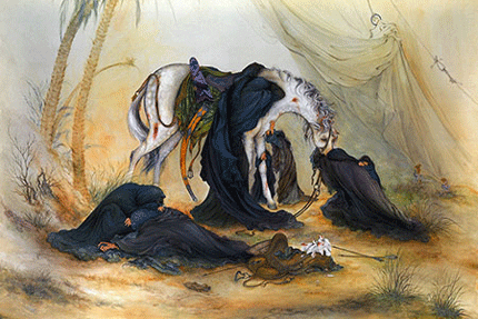 مبارزۀ حضرت ابی عبدالله الحسين (ع) و شهادت آن مظلوم