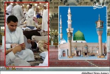 حرمت‌شکنی‌ سعودی‌ها در مسجدالنبی!+تصاویر