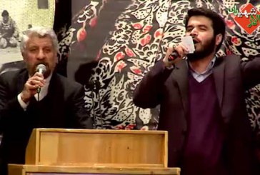 کلیپ مداحی حاج صادق آهنگران و میثم مطیعی در اختتامیه جشنواره عمار