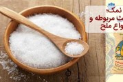 نمک؛ احادیث مربوطه و انواع ملح
