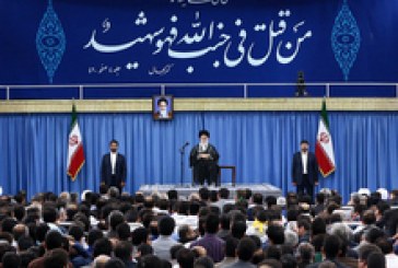 بیانات در دیدار خانواده‌های شهدای منا(۱۳۹۵/۰۶/۱۷)